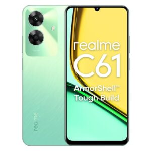 realme C61 Smartphone 4+64GB, 6.74-inch Screen, 90Hz Display, 5000mAh Battery, 32MP Camera, 7.84mm Ultra Slim Design, Octa-Core, IP54