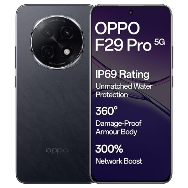 OPPO F29 Pro 5G (Granite Black, 12GB RAM, 256GB Storage) with No Cost EMI/Additional Exchange Offers - Image 3